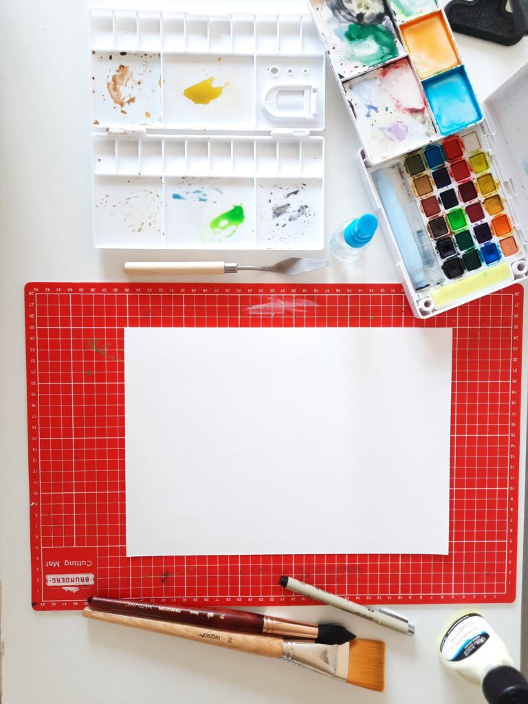 Materiales para pintar con acuarela